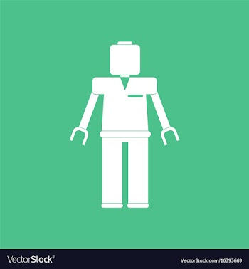 Icon on background kids toy robot vector image