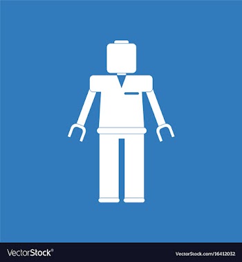 Icon on background kids toy robot vector image