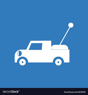 Icon on background kids truck vector image