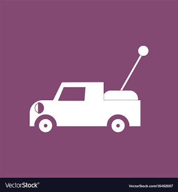 Icon on background kids truck vector image