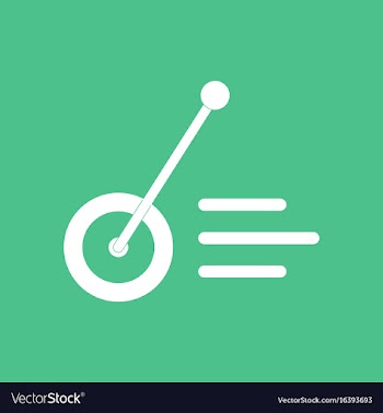 Icon on background kids wheel and stick vector image