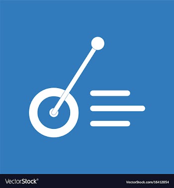 Icon on background kids wheel and stick vector image