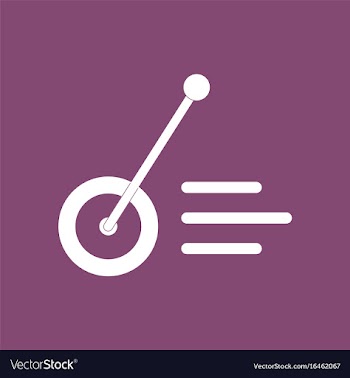 Icon on background kids wheel and stick vector image