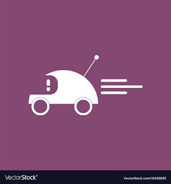 Icon on background remote control car vector image