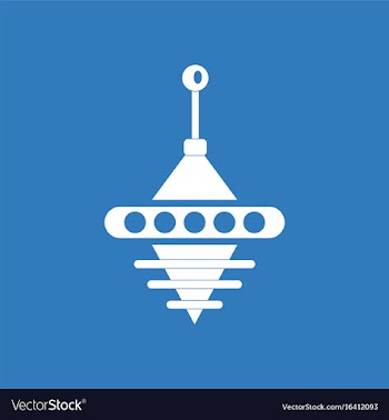 Icon on background rotating whirligig vector image