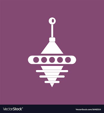 Icon on background rotating whirligig vector image