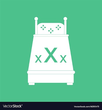 Icon on background sex bed vector image