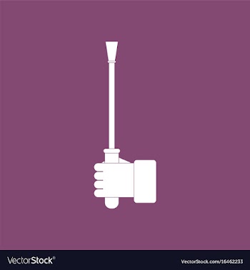 Icon on background sex stick in hand vector image