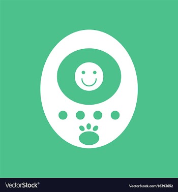 Icon on background tamagotchi pets pocket game vector image