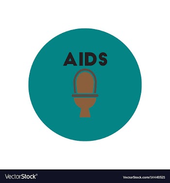 Icon on circle various symptoms of ai vector image