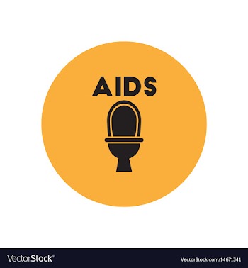 Icon on circle various symptoms of ai vector image