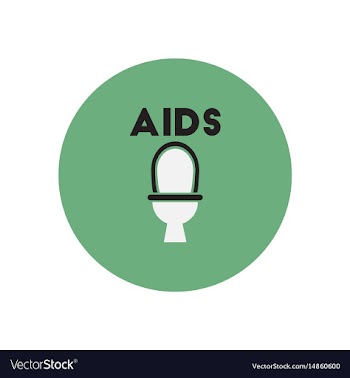 Icon on circle various symptoms of ai vector image