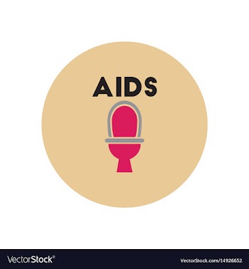 Icon on circle various symptoms of ai vector image