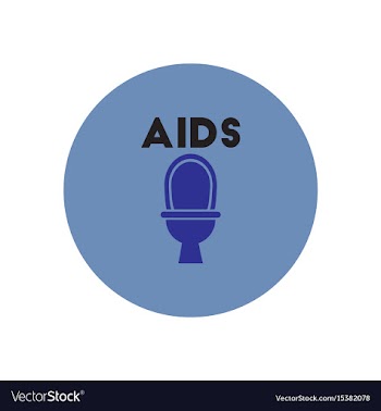 Icon on circle various symptoms of ai vector image