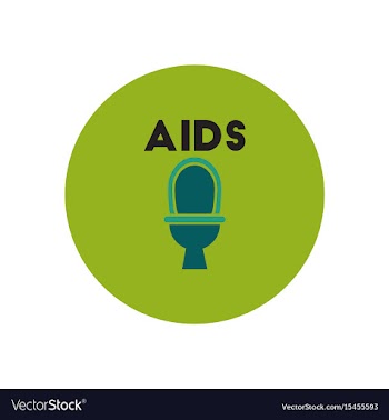 Icon on circle various symptoms of ai vector image