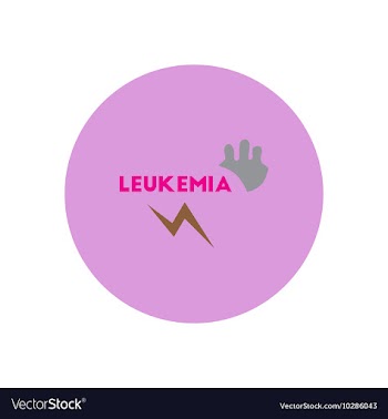 Icon on circle various symptoms of vector image