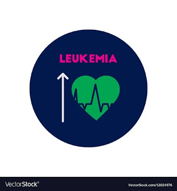 Icon on circle various symptoms of vector image