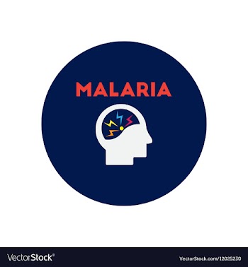 Icon on circle various symptoms of vector image
