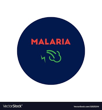 Icon on circle various symptoms of vector image