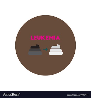 Icon on circle various symptoms of vector image