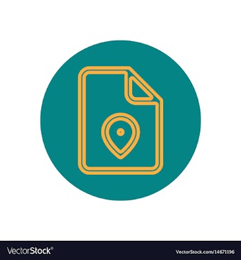 Icon on the topic office on cir vector image