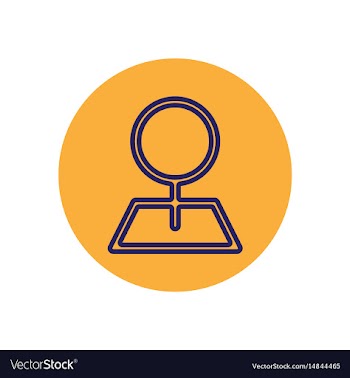 Icon on the topic office on cir vector image