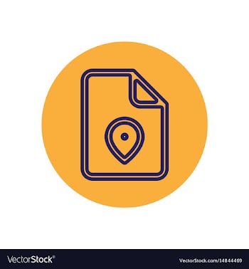 Icon on the topic office on cir vector image
