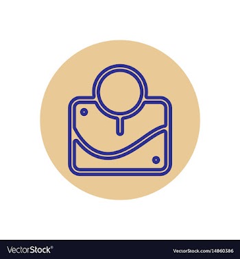 Icon on the topic office on cir vector image