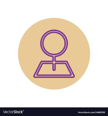 Icon on the topic office on cir vector image