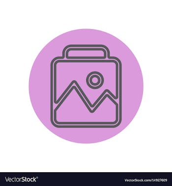 Icon on the topic office on cir vector image