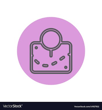 Icon on the topic office on cir vector image