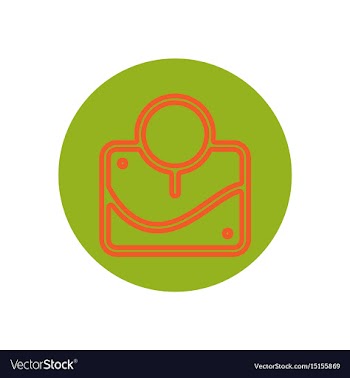 Icon on the topic office on cir vector image