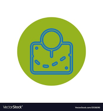 Icon on the topic office on cir vector image