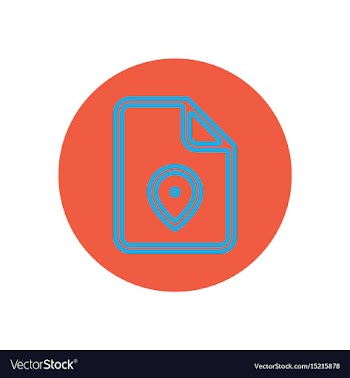 Icon on the topic office on cir vector image