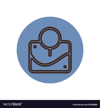 Icon on the topic office on cir vector image