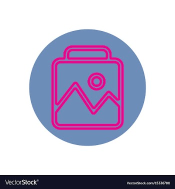 Icon on the topic office on cir vector image