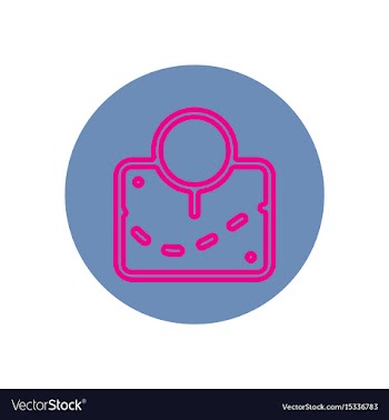 Icon on the topic office on cir vector image