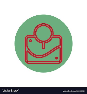 Icon on the topic office on cir vector image
