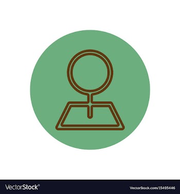 Icon on the topic office on cir vector image