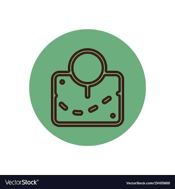 Icon on the topic office on cir vector image