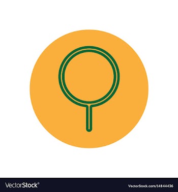 Icon on the topic office on circle sea vector image