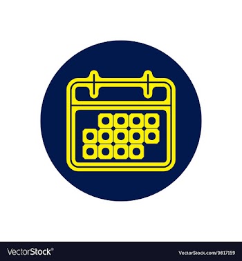 Icon on the topic office on circle the vector image