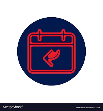 Icon on the topic office on circle the vector image