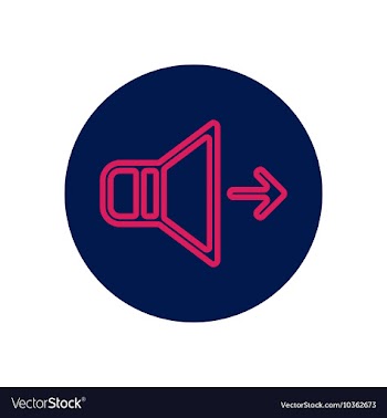 Icon on the topic office on circle vector image