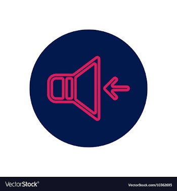 Icon on the topic office on circle vector image