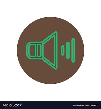 Icon on the topic office on circle vector image
