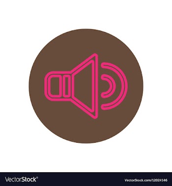 Icon on the topic office on circle vector image