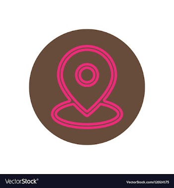 Icon on the topic office on circle vector image