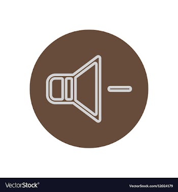 Icon on the topic office on circle vector image