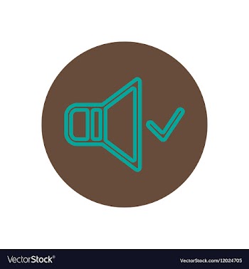 Icon on the topic office on circle vector image